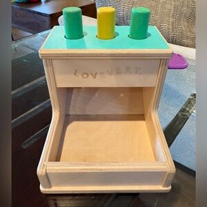 Love every Wooden peg drop Toy